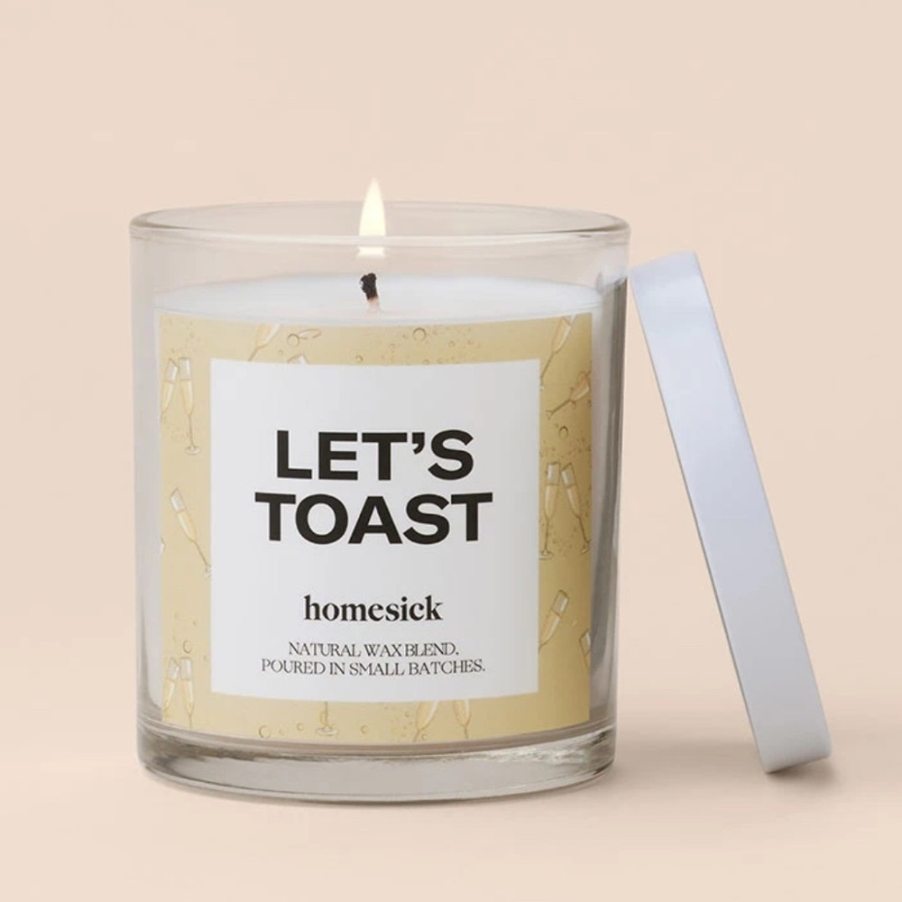 Homesick Let's Toast Scented Candle - 7.5oz
